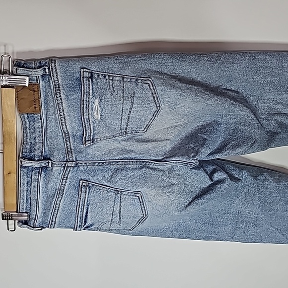 AMERICAN Eagle stretch size 00 distressed mom jeans - Picture 4 of 8